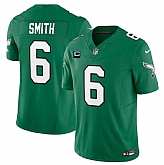 Men & Women & Youth Philadelphia Eagles #6 DeVonta Smith Green 2023 F.U.S.E. With 1-Star C Patch Vapor Vapor Untouchable Limited Jersey,baseball caps,new era cap wholesale,wholesale hats
